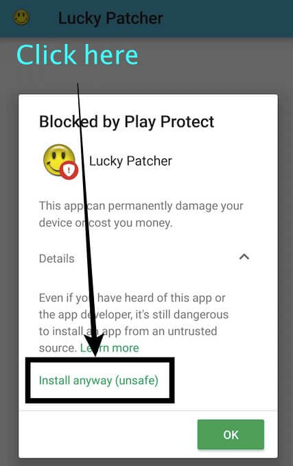 click on install anyway