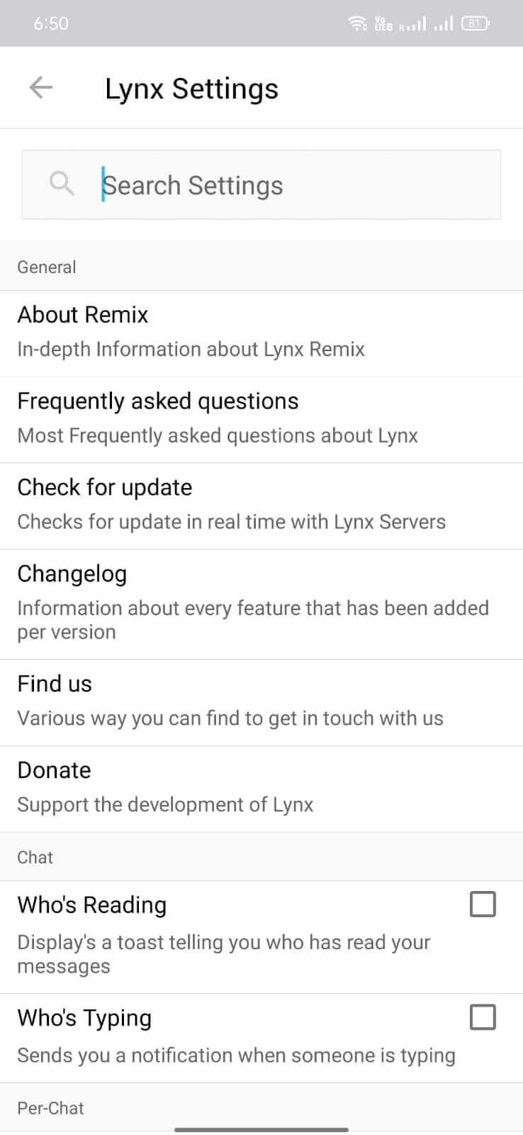 Lynx Remix screenshot 1