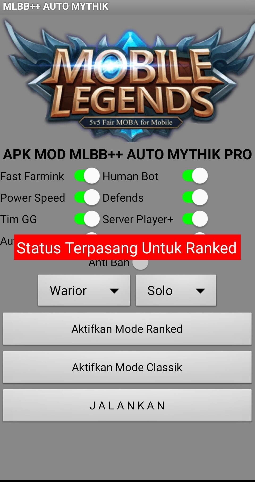 Mobile Legends Rank Booster screenshot 1