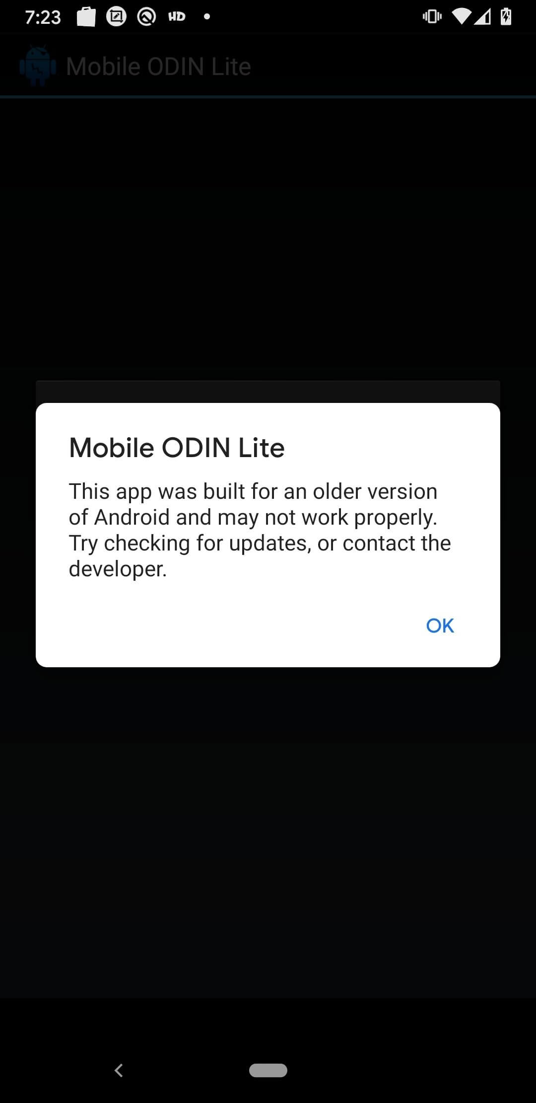 Mobile Odin screenshot 1