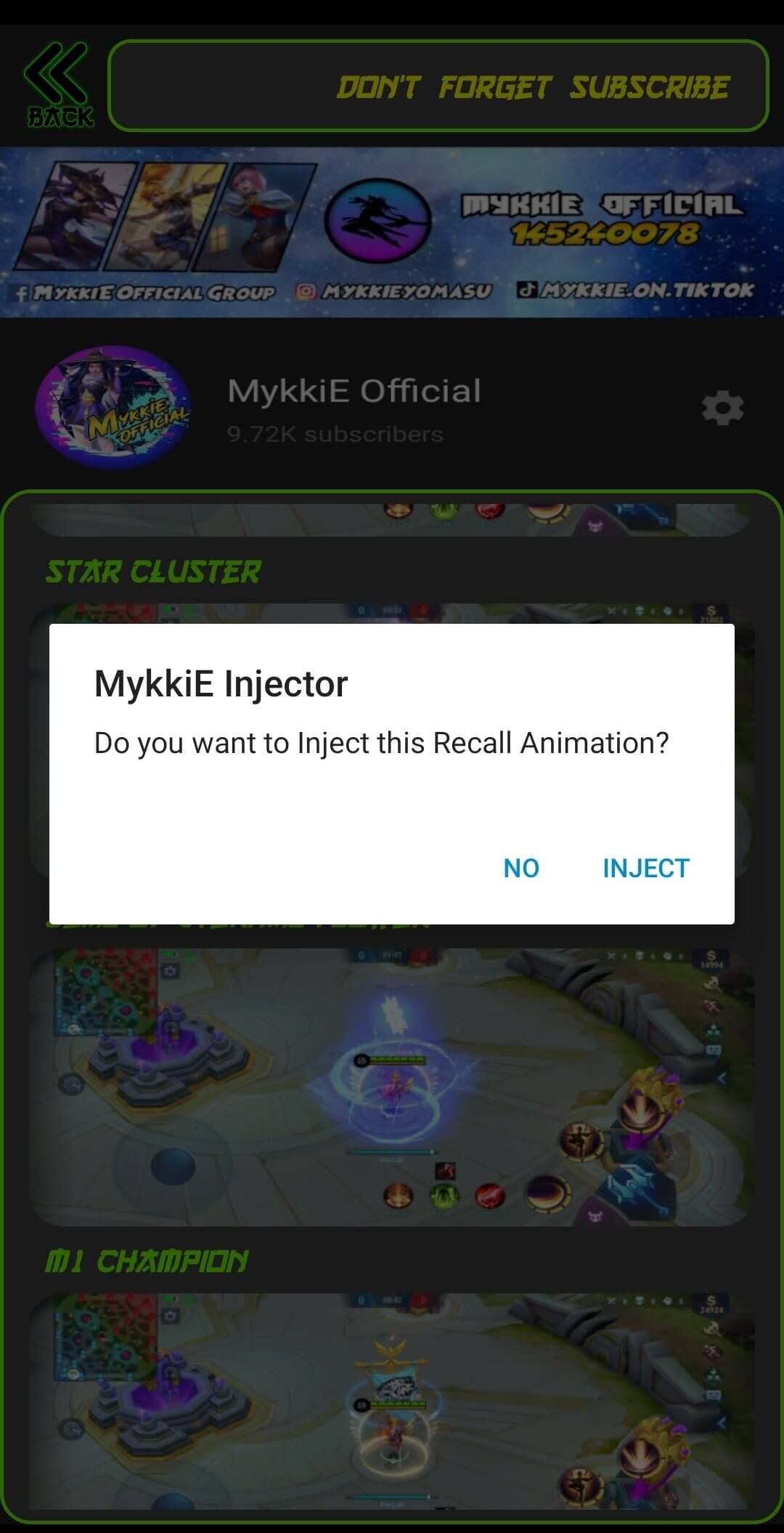Mykkie Skin Injector screenshot 1