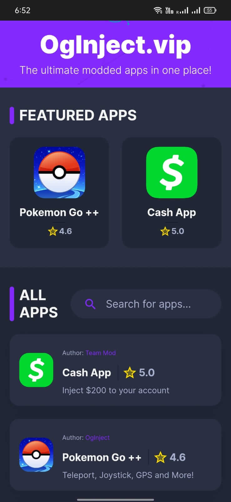 Oginject screenshot 1