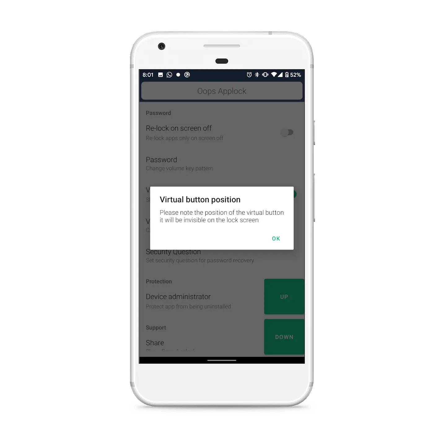 Oops AppLock screenshot 1