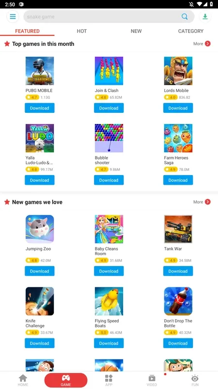 Palmstore screenshot 1