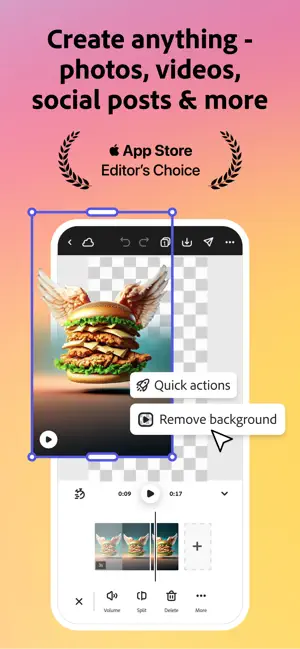 ‎Adobe Express: AI Photo, Video App screenshot 1