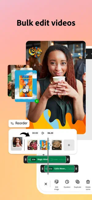 ‎Adobe Express: AI Photo, Video App screenshot 1
