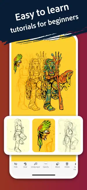 ‎Adobe Fresco: Free Drawing App App screenshot 1