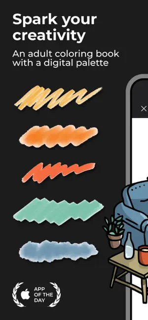 ‎Adult Coloring Book - Pigment App screenshot 1