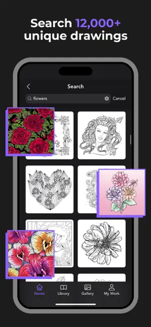 ‎Adult Coloring Book - Pigment App screenshot 1