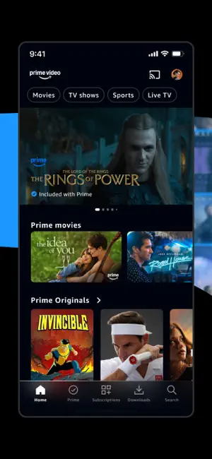 ‎Amazon Prime Video App screenshot 1