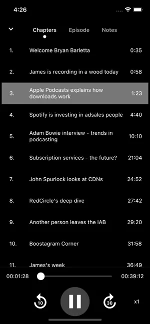 ‎Anytime Podcast Player App screenshot 1