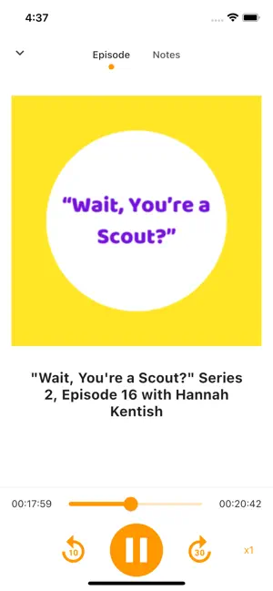 ‎Anytime Podcast Player App screenshot 1