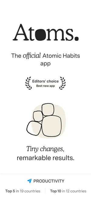 ‎Atoms - from Atomic Habits App screenshot 1