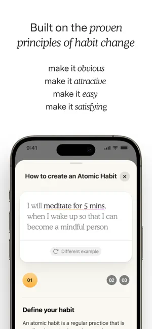 ‎Atoms - from Atomic Habits App screenshot 1
