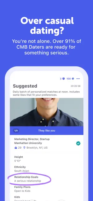 ‎Coffee Meets Bagel: Dating App App screenshot 1