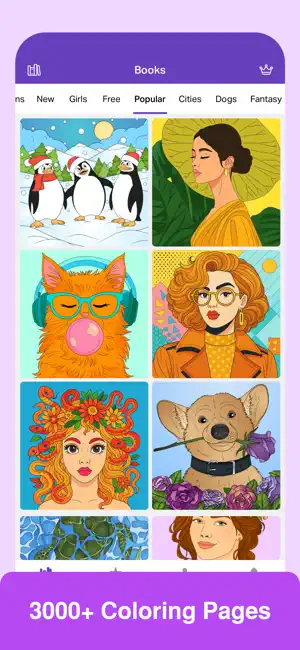 ‎Colorgram: Adult coloring book App screenshot 1
