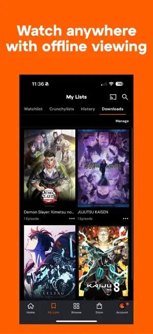 ‎Crunchyroll App screenshot 1