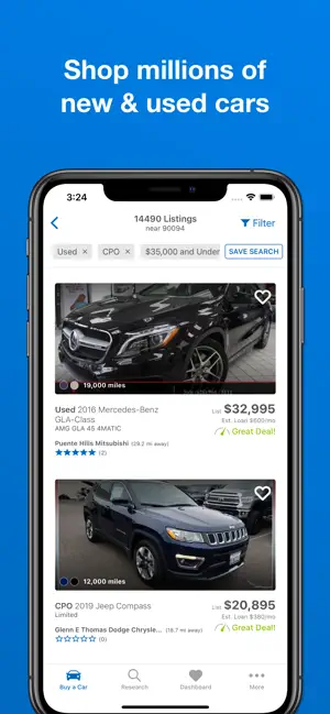 ‎Edmunds - Shop Cars For Sale App screenshot 1