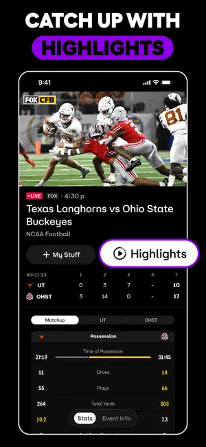 ‎FOX One: Live News, Sports, TV App screenshot 1
