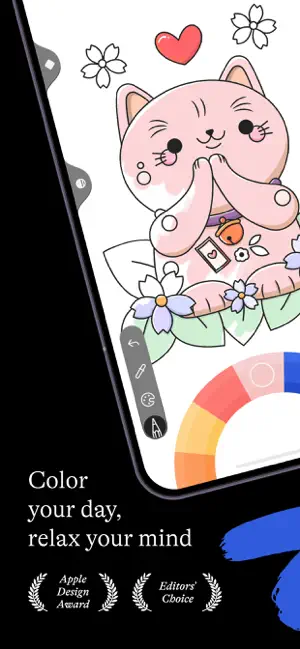 ‎Lake: Coloring Book for Adults App screenshot 1