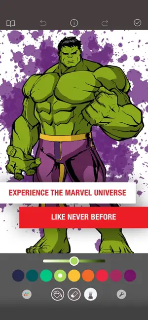 ‎Marvel: Color Your Own App screenshot 1