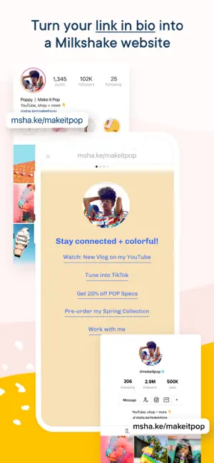 ‎Milkshake — Website Builder App screenshot 1