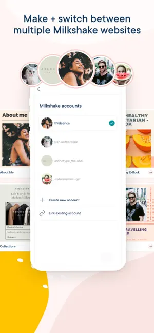 ‎Milkshake — Website Builder App screenshot 1