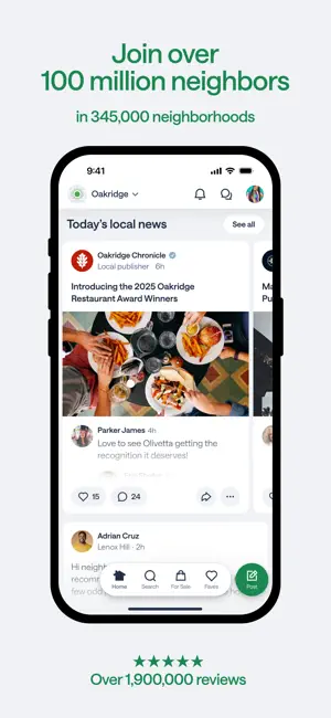 ‎Nextdoor: Neighborhood Network App screenshot 1