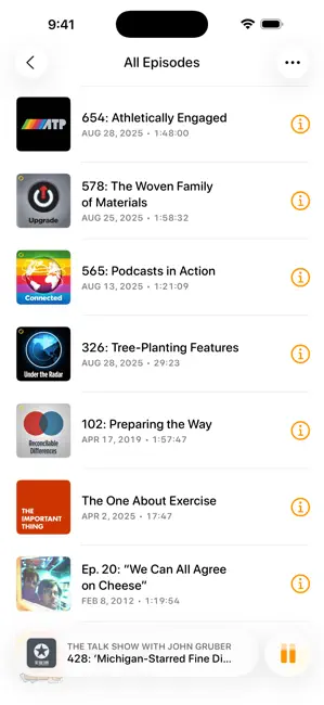 ‎Overcast App screenshot 1