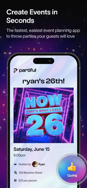 ‎Partiful Invites App screenshot 1