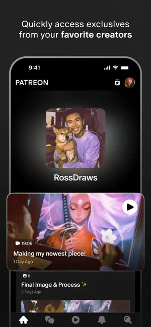 ‎Patreon App screenshot 1