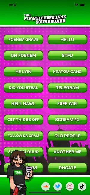 ‎PeeWee Purpdrank's Soundboard App screenshot 1