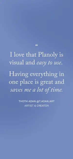 ‎Planoly: Social Media Planner App screenshot 1