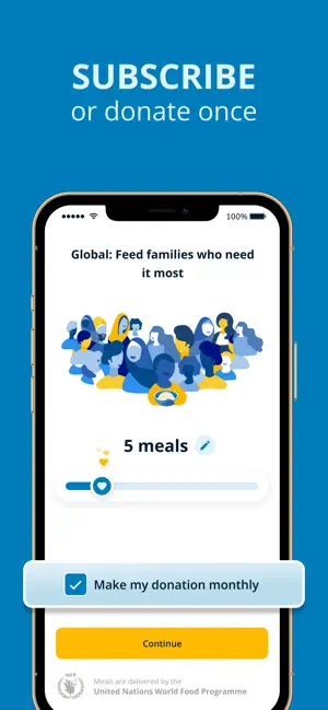 ‎ShareTheMeal: Charity Donate App screenshot 1