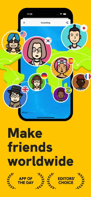 ‎Slowly: Make Global Friends App screenshot 1