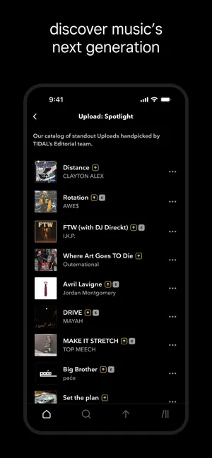 ‎TIDAL Music: HiFi Sound App screenshot 1