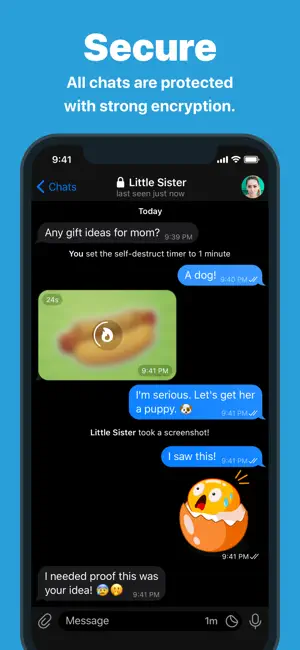 ‎Telegram Messenger App screenshot 1