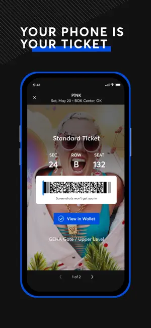 ‎Ticketmaster－Buy, Sell Tickets App screenshot 1