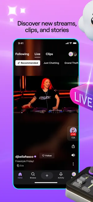 ‎Twitch: Live Streaming App screenshot 1