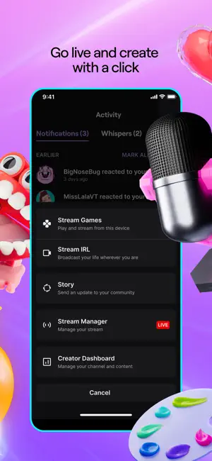 ‎Twitch: Live Streaming App screenshot 1