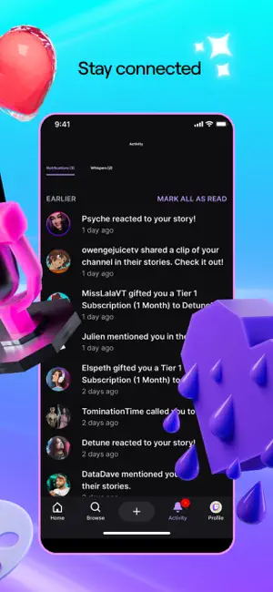 ‎Twitch: Live Streaming App screenshot 1