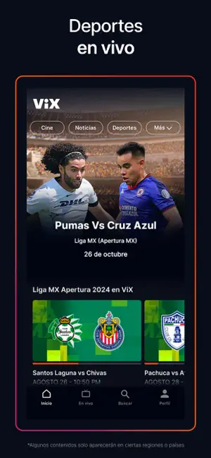 ‎ViX: TV, Sports and News App screenshot 1