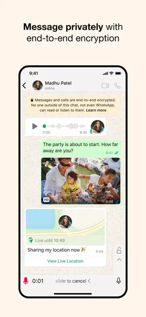 ‎WhatsApp Messenger App screenshot 1