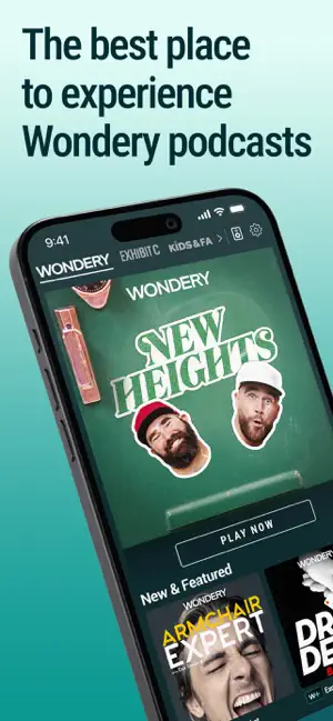 ‎Wondery: Must-Hear Podcasts App screenshot 1