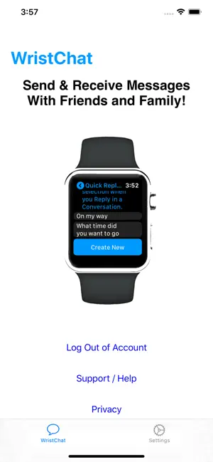 ‎WristChat for Facebook App screenshot 1