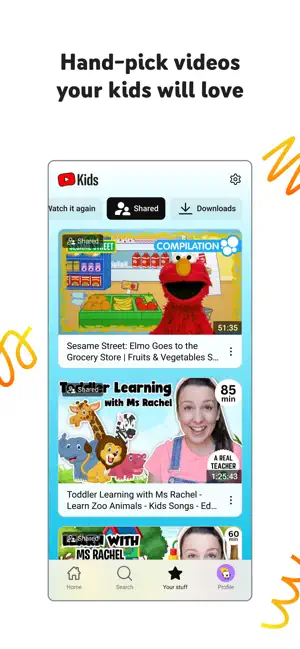 ‎YouTube Kids App screenshot 1