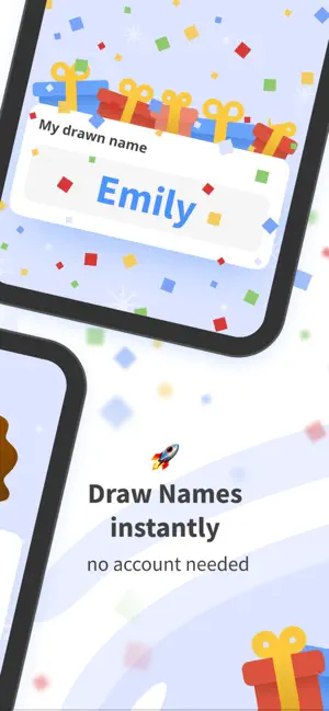 ‎drawnames | Secret Santa app App screenshot 1