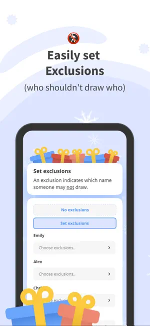 ‎drawnames | Secret Santa app App screenshot 1