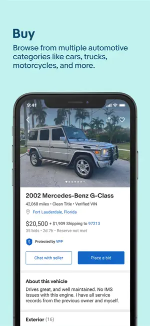 ‎eBay Motors: Parts, Cars, more App screenshot 1