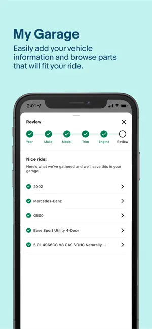 ‎eBay Motors: Parts, Cars, more App screenshot 1